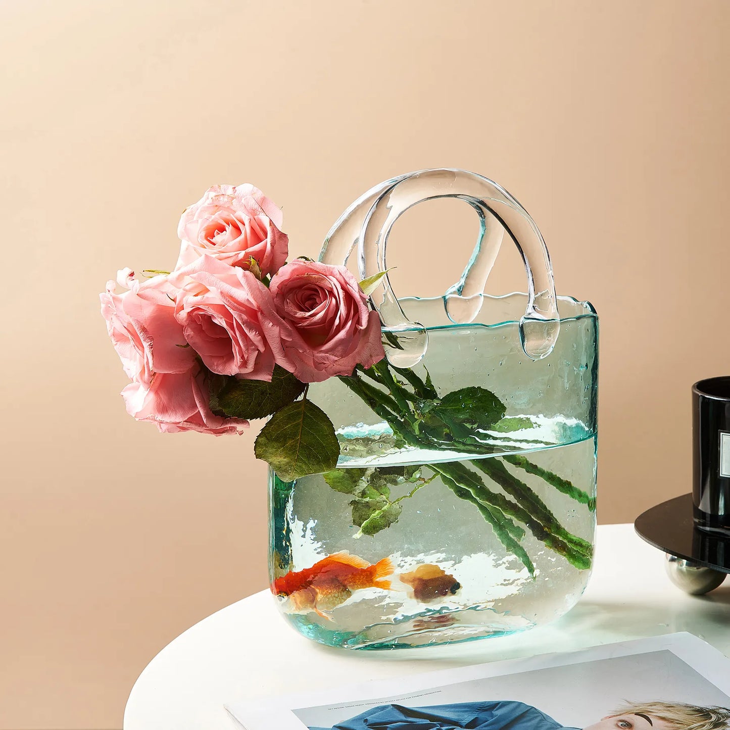 Glass Decorative Aquarium Vase