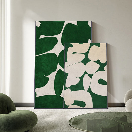 Green Abstract Decorative Wall Art Painting