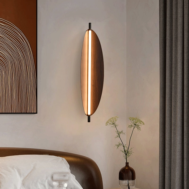 Japandi Long Strip LED Sconce Light