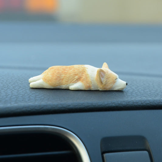 Corgi Shaped Car Dashboard Toy