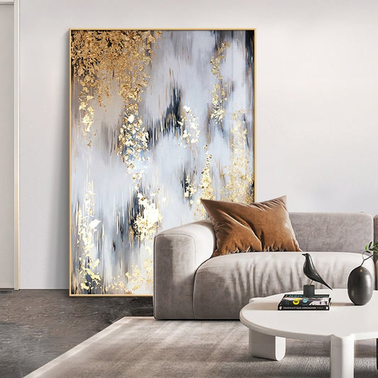 Abstract Hand-Painted Decorative Wall Art Painting - DIVINE DESIGN