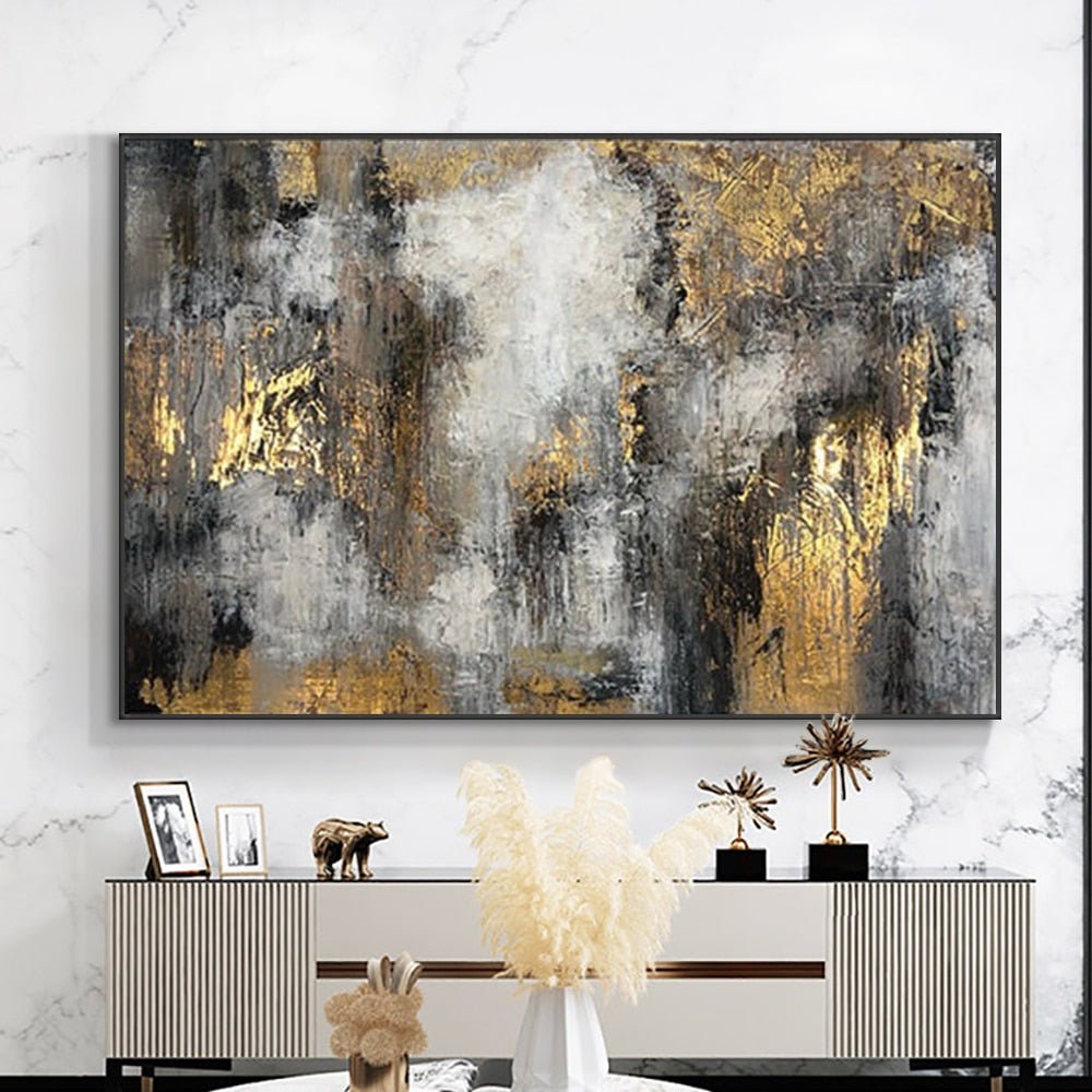 Abstract Hand-Painted Decorative Wall Art Printing - DIVINE DESIGN