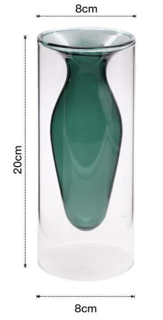 Aella Decorative Colored Flower & Candle Vase - DIVINE DESIGN