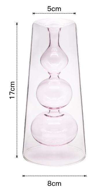 Aella Decorative Colored Flower & Candle Vase - DIVINE DESIGN