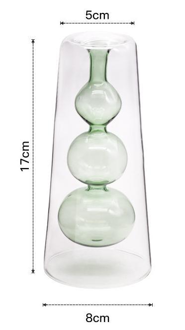 Aella Decorative Colored Flower & Candle Vase - DIVINE DESIGN