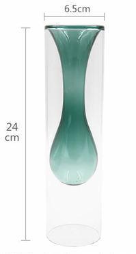 Aella Decorative Colored Flower & Candle Vase - DIVINE DESIGN