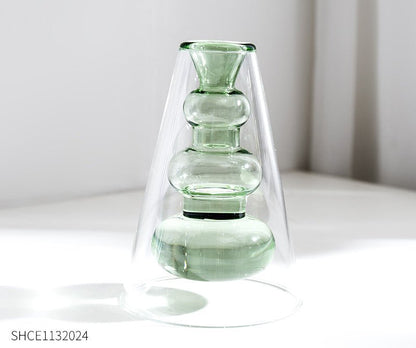 Alura Colored Minimalist Glass Vase - DIVINE DESIGN