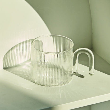 Biggs Rippled Colored Glass Mug - DIVINE DESIGN