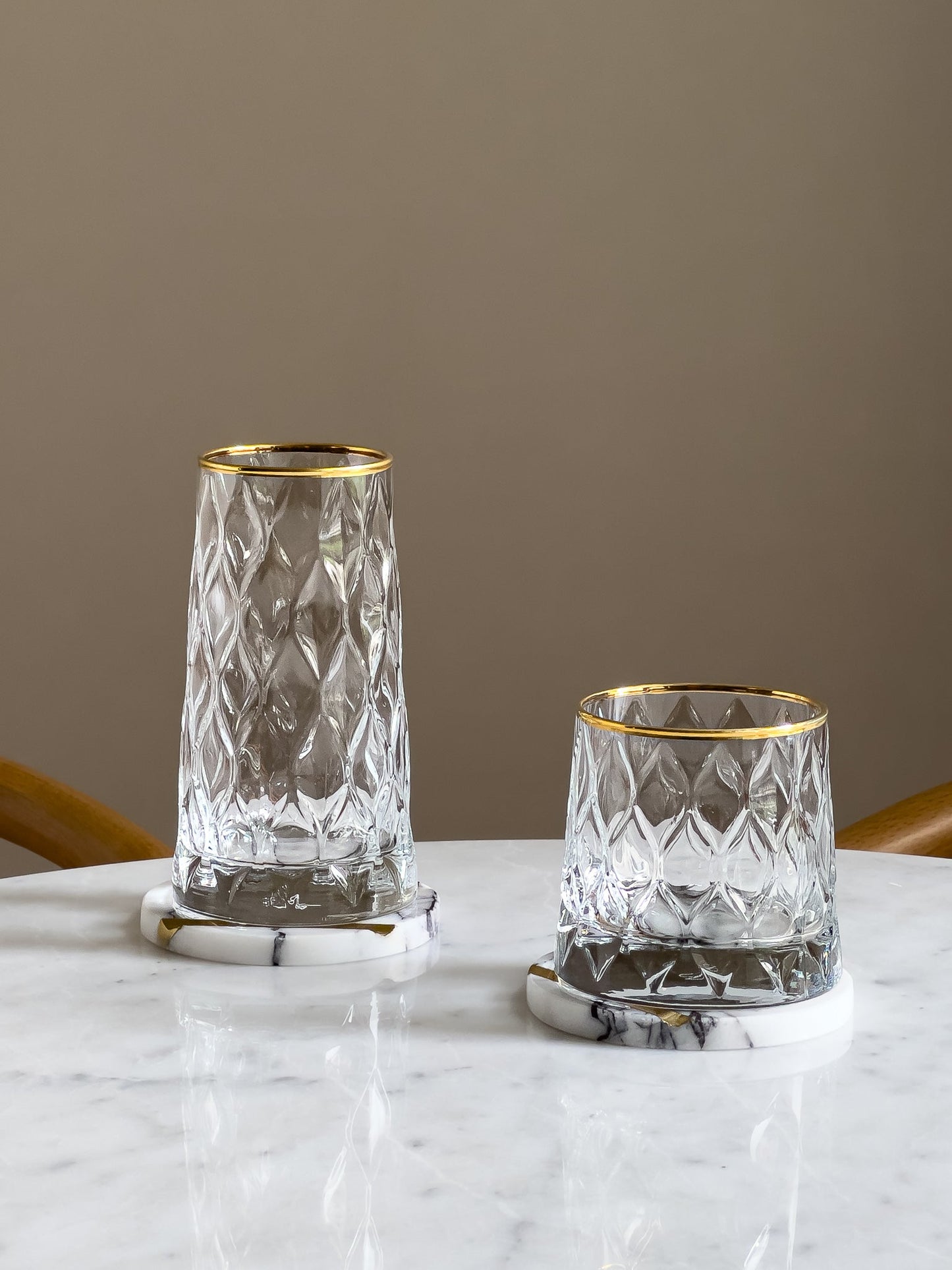 Bold Vintage Whiskey and Highball Glass - DIVINE DESIGN