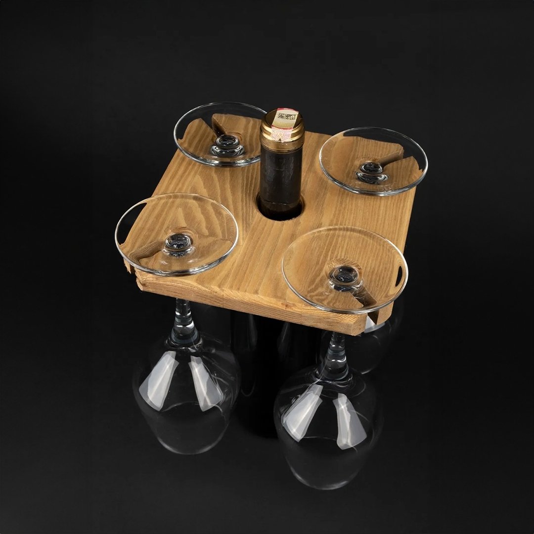 Bonda Geometric Wine Rack - DIVINE DESIGN