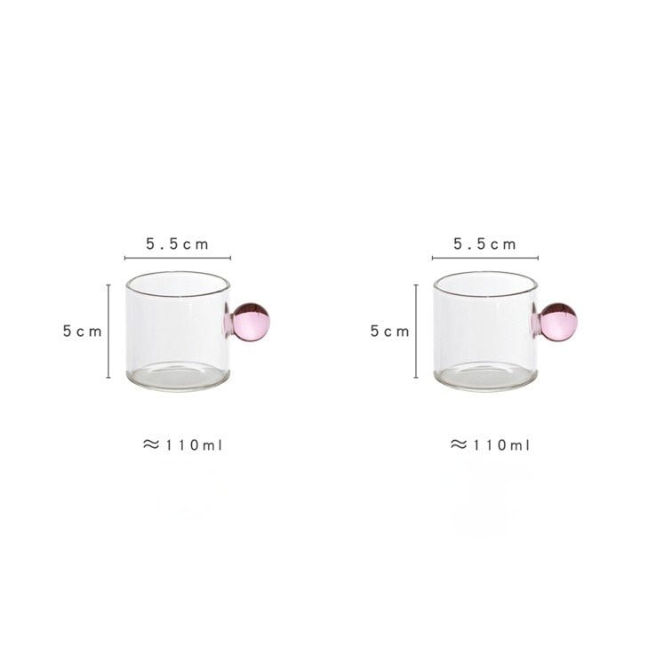 Bono Glass Cups, Set of 2 - DIVINE DESIGN