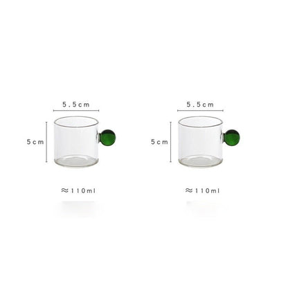 Bono Glass Cups, Set of 2 - DIVINE DESIGN