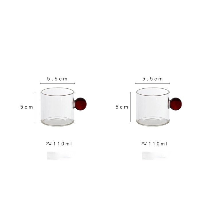 Bono Glass Cups, Set of 2 - DIVINE DESIGN