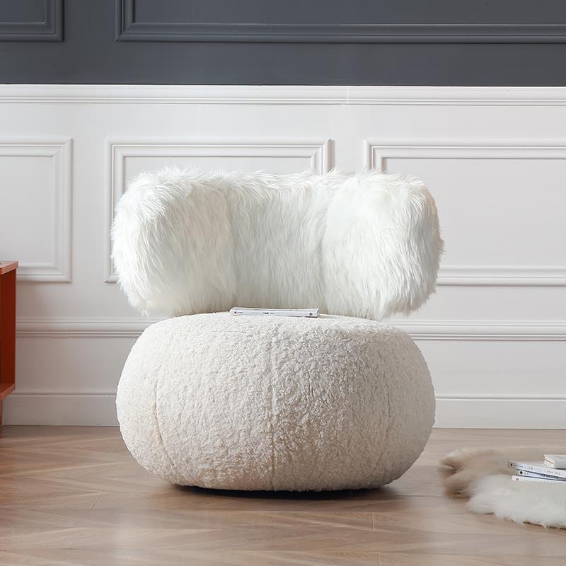 Bouclé Velvet Accent Chair - DIVINE DESIGN