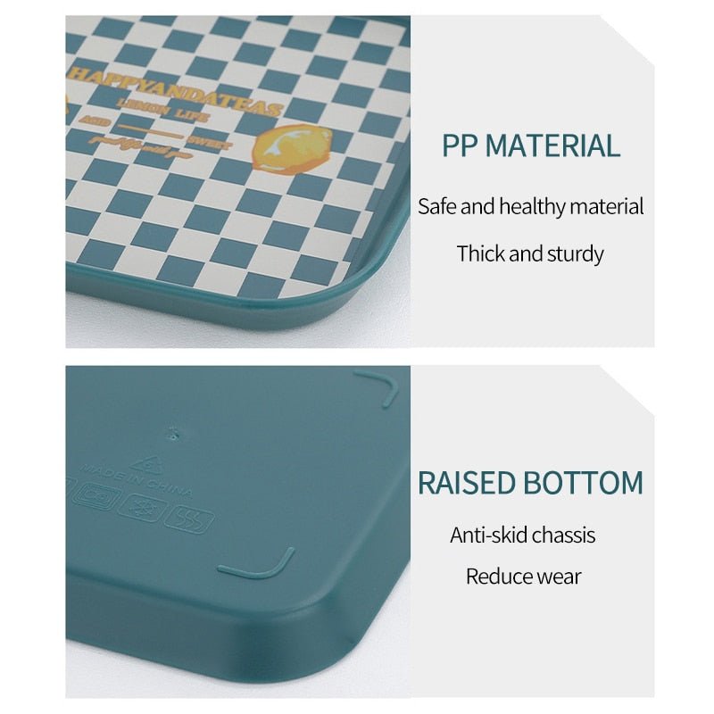 Checkered Decorative Plates - DIVINE DESIGN