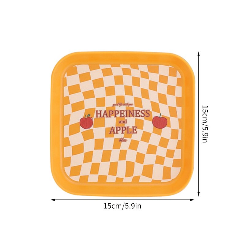 Checkered Decorative Plates - DIVINE DESIGN