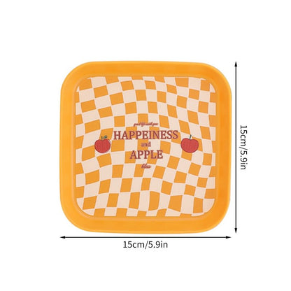 Checkered Decorative Plates - DIVINE DESIGN