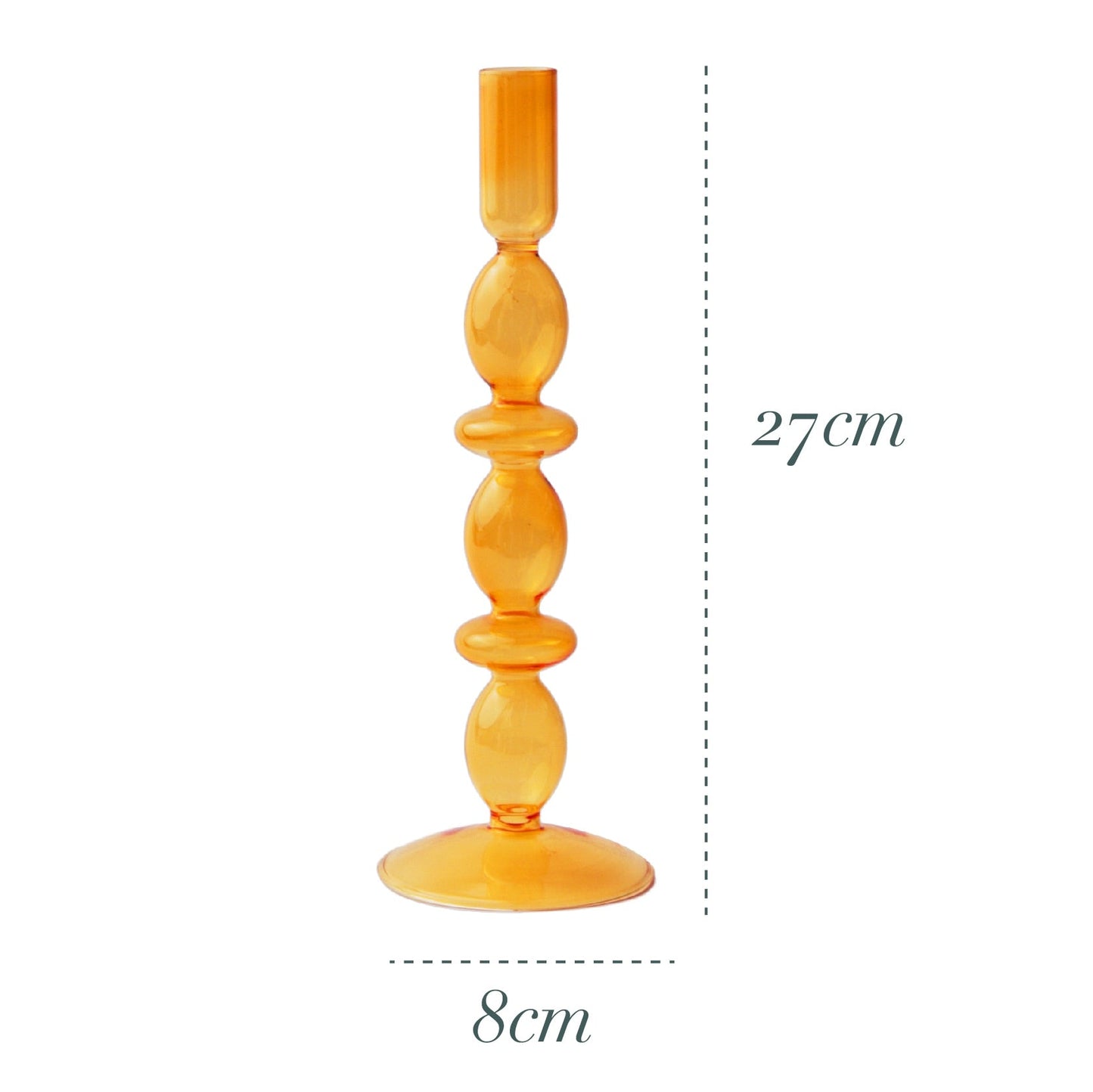 Citrus Glass Candle Holder & Flower Vase - DIVINE DESIGN