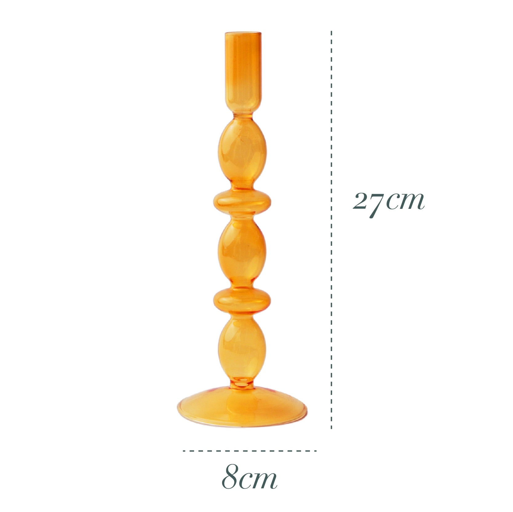 Citrus Glass Candle Holder & Flower Vase - DIVINE DESIGN