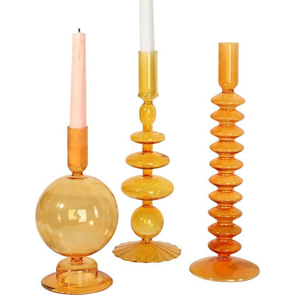 Citrus Glass Candle Holder & Flower Vase - DIVINE DESIGN