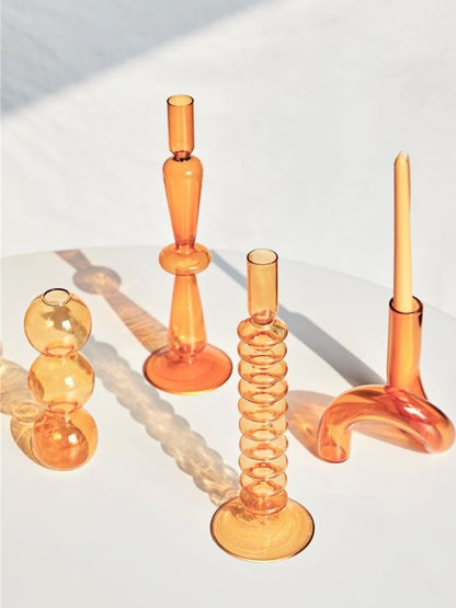 Citrus Glass Candle Holder & Flower Vase - DIVINE DESIGN