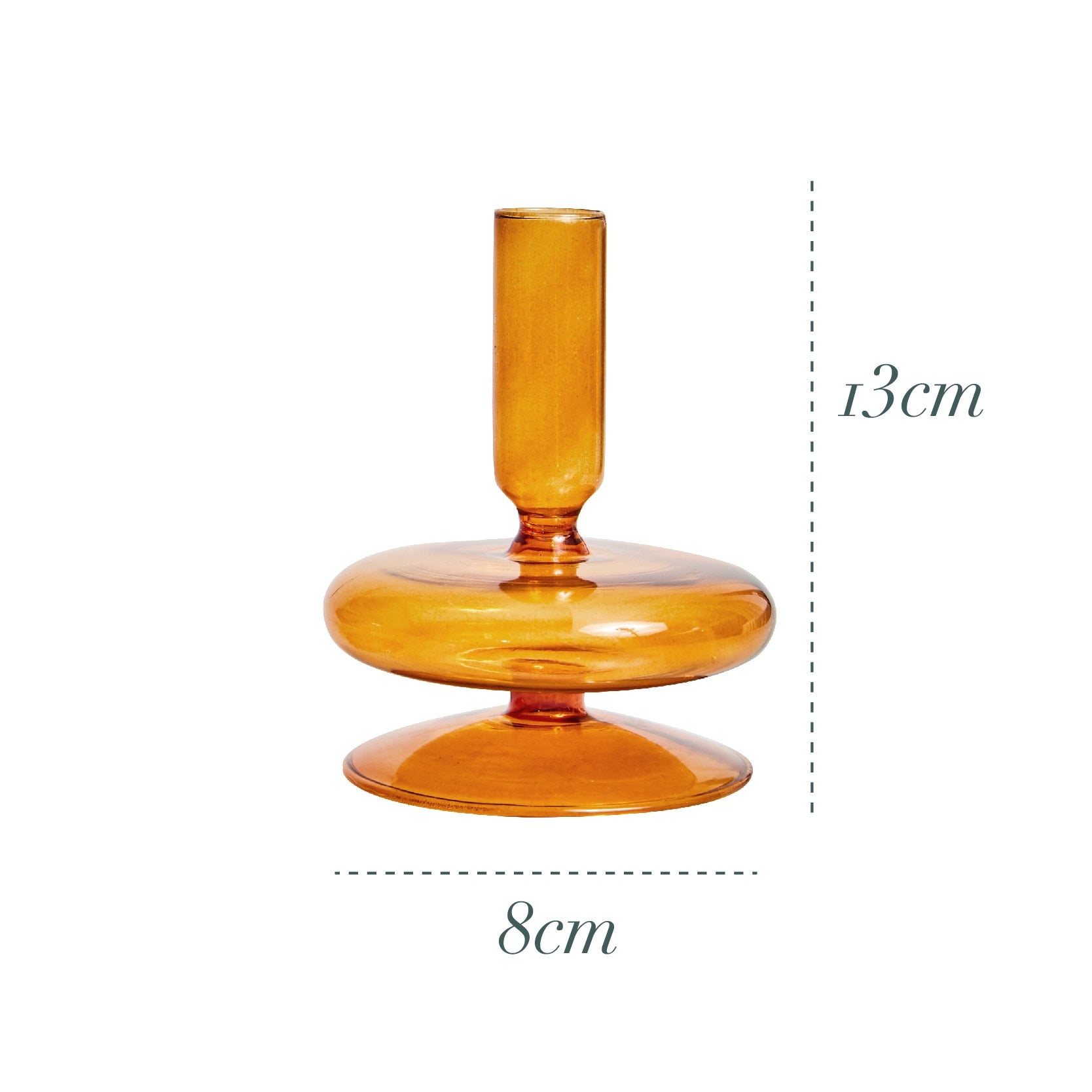 Citrus Glass Candle Holder & Flower Vase - DIVINE DESIGN