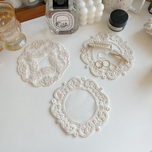 Cotton Lace Coasters - DIVINE DESIGN