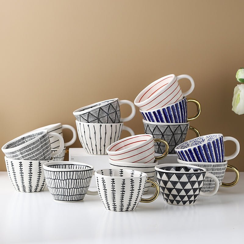 Craft Irregular Ceramic Mug - DIVINE DESIGN