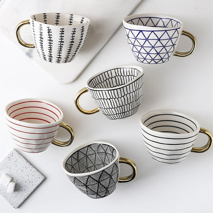 Craft Irregular Ceramic Mug - DIVINE DESIGN