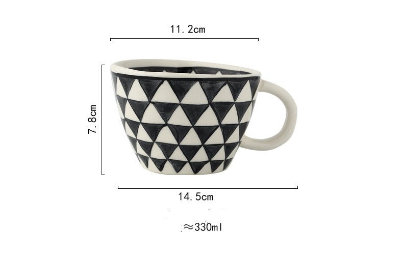 Craft Irregular Ceramic Mug - DIVINE DESIGN