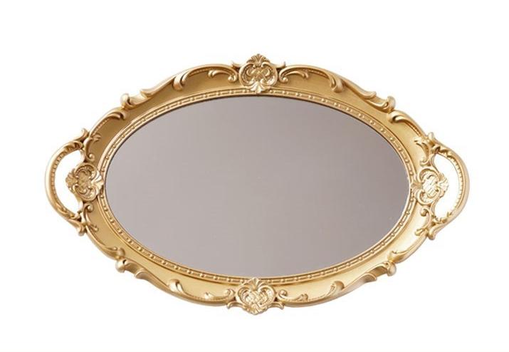 Elise Vintage Decorative Mirror Tray - DIVINE DESIGN