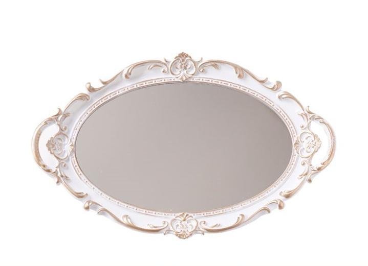 Elise Vintage Decorative Mirror Tray - DIVINE DESIGN