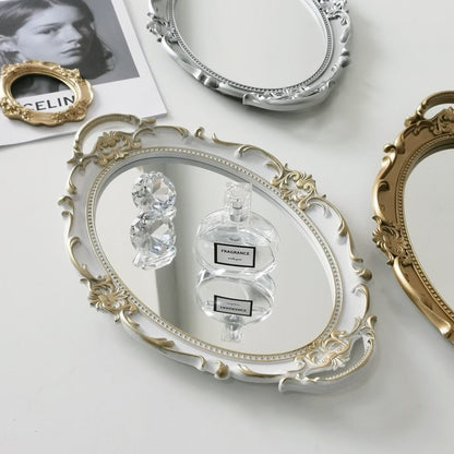 Elise Vintage Decorative Mirror Tray - DIVINE DESIGN