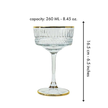 Eva Vintage Champagne Coupe - DIVINE DESIGN