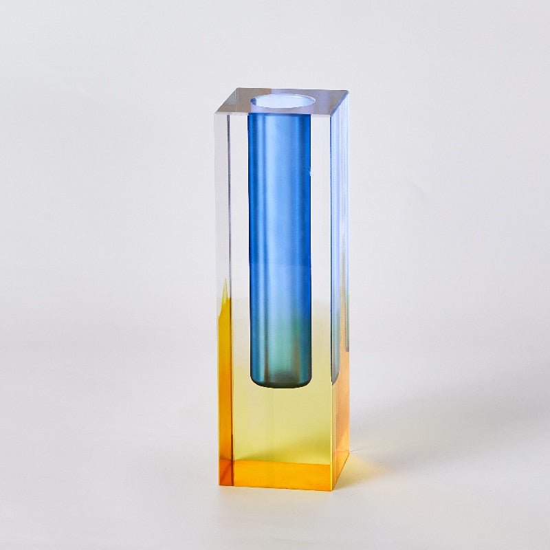 Fiore Acrylic Decorative Vase - DIVINE DESIGN