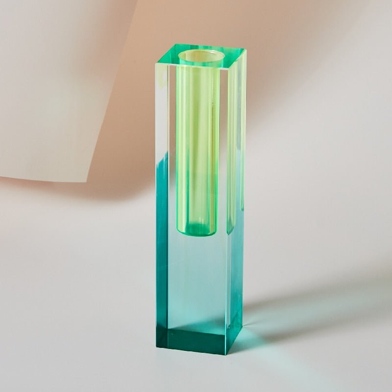 Fiore Acrylic Decorative Vase - DIVINE DESIGN