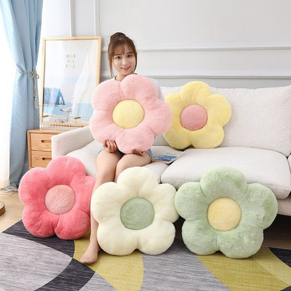 Flower Shaped Throw Pillows - DIVINE DESIGN