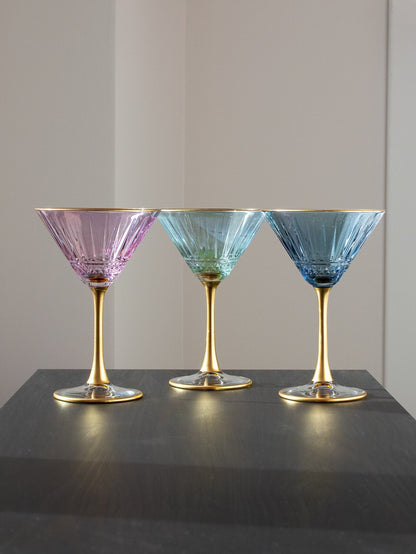 Frittillaria Vintage Colored Martini Glass - DIVINE DESIGN