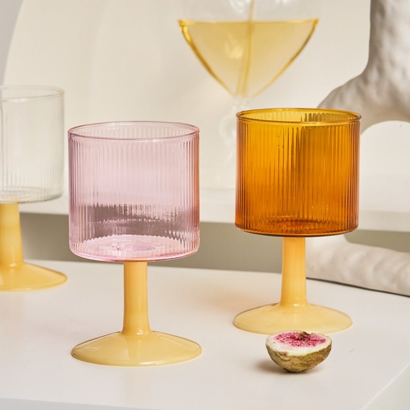 Ginger Irregular Coupe Glass - DIVINE DESIGN