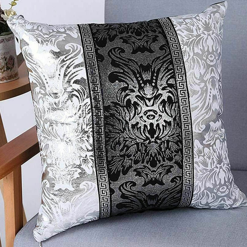 Malek Luxury Embroidered Throw Pillow Cover - DIVINE DESIGN