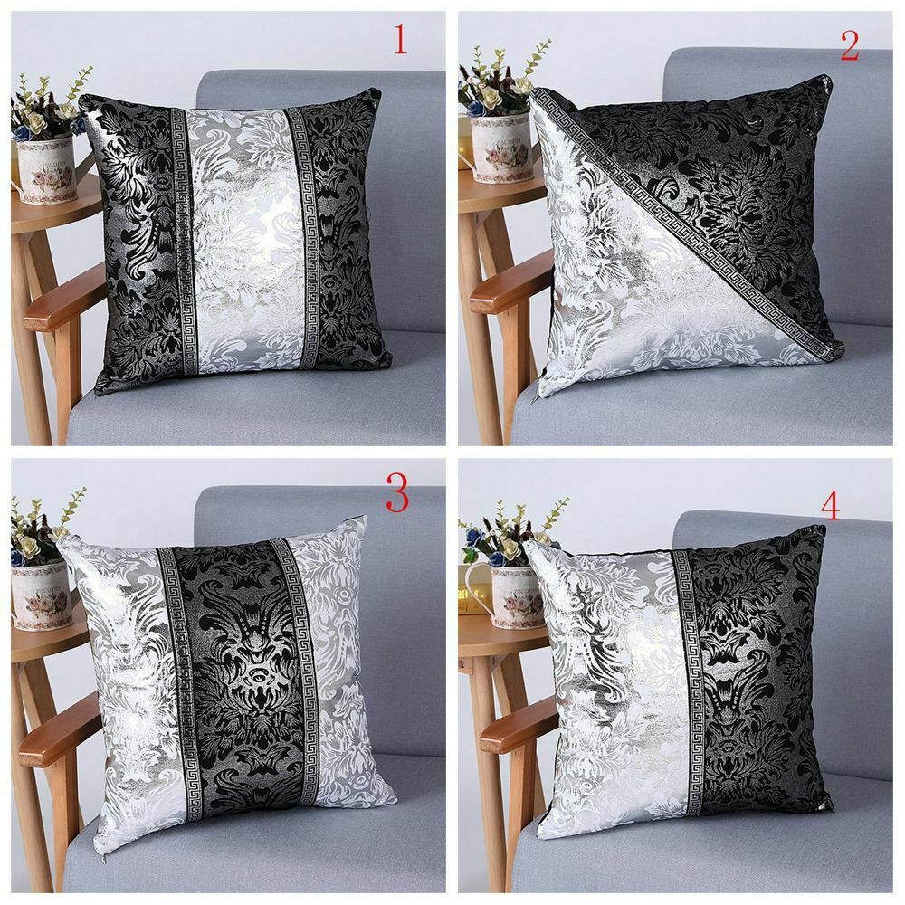 Malek Luxury Embroidered Throw Pillow Cover - DIVINE DESIGN