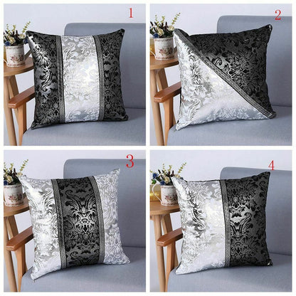 Malek Luxury Embroidered Throw Pillow Cover - DIVINE DESIGN