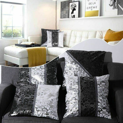 Malek Luxury Embroidered Throw Pillow Cover - DIVINE DESIGN
