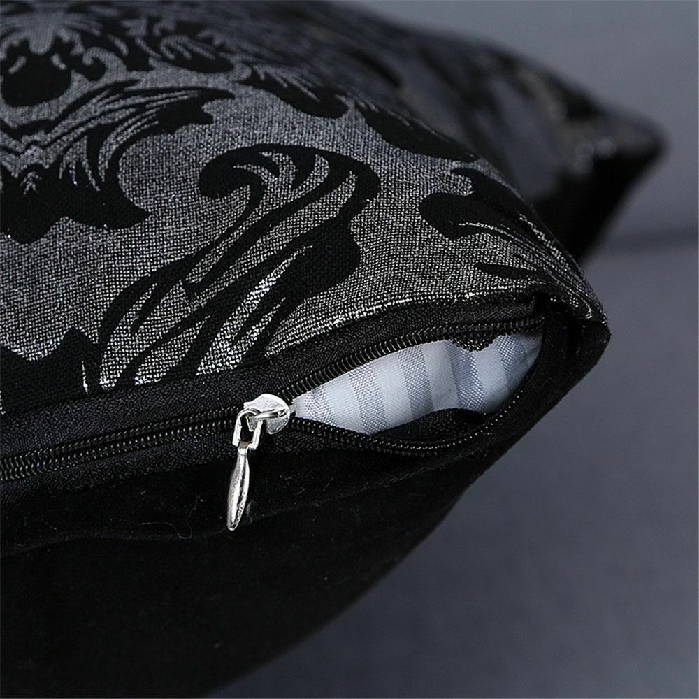 Malek Luxury Embroidered Throw Pillow Cover - DIVINE DESIGN
