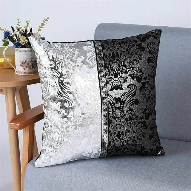 Malek Luxury Embroidered Throw Pillow Cover - DIVINE DESIGN