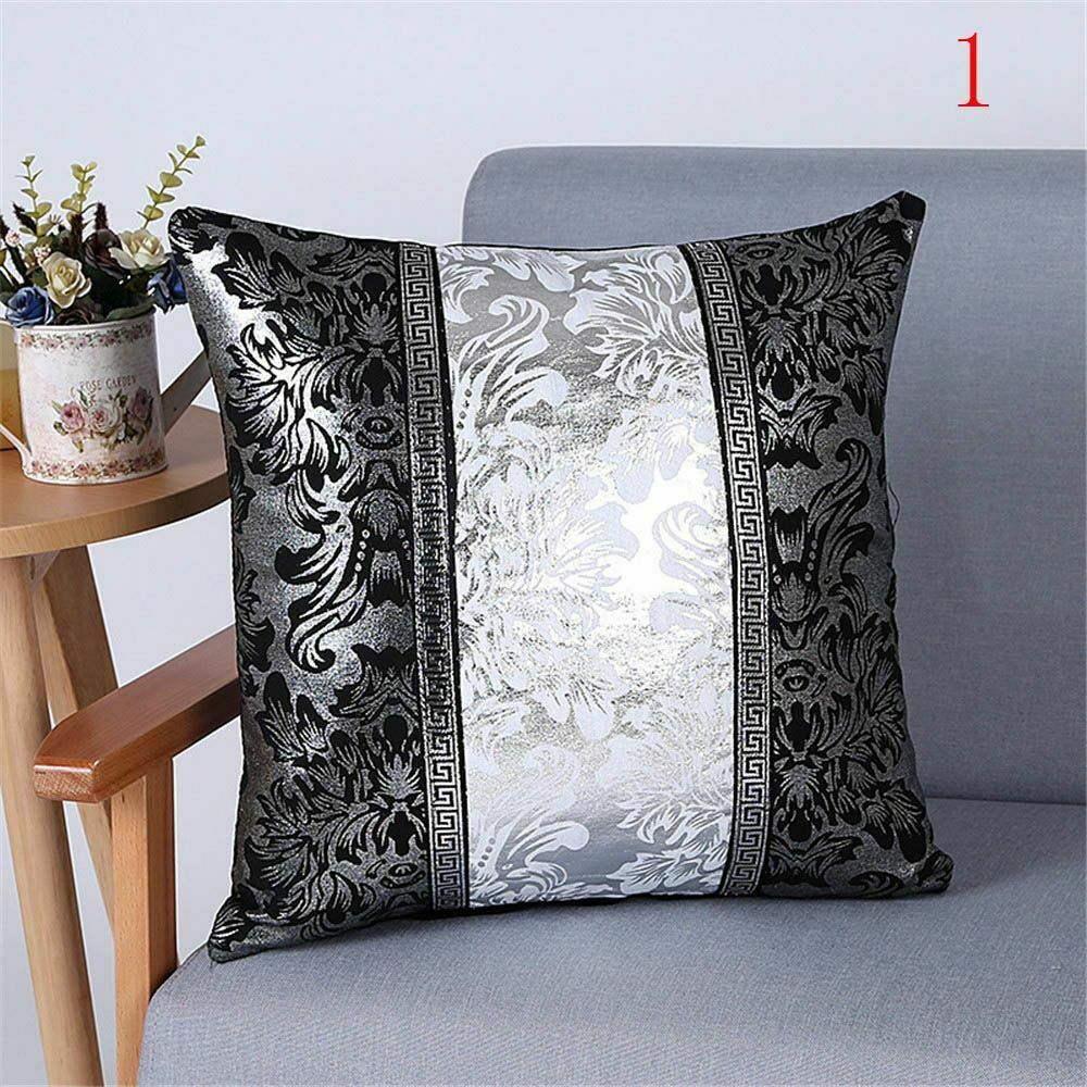 Malek Luxury Embroidered Throw Pillow Cover - DIVINE DESIGN