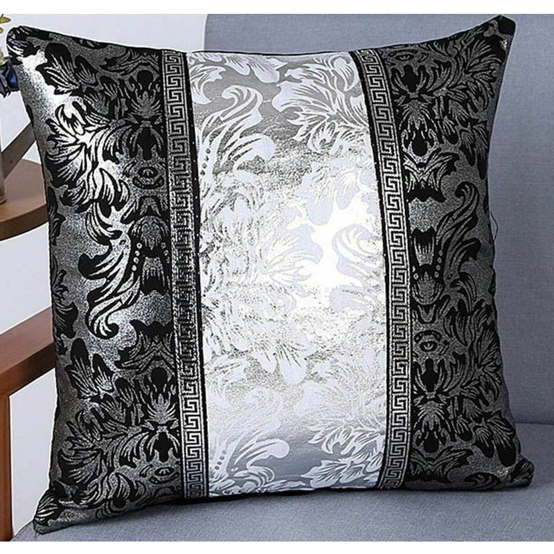 Malek Luxury Embroidered Throw Pillow Cover - DIVINE DESIGN