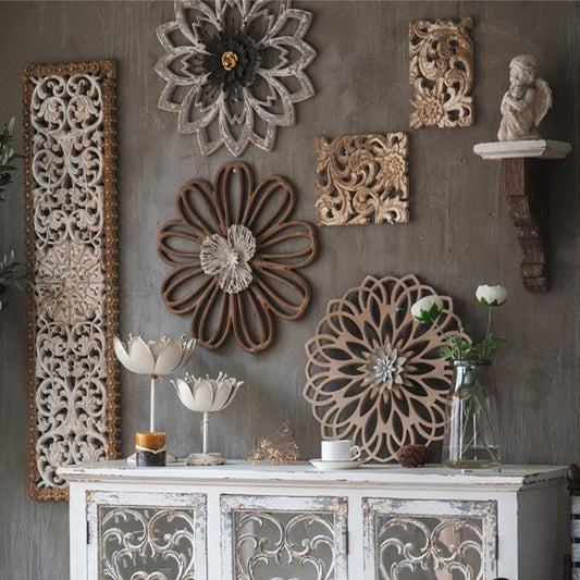 Metal Hollow Wall Decor - DIVINE DESIGN
