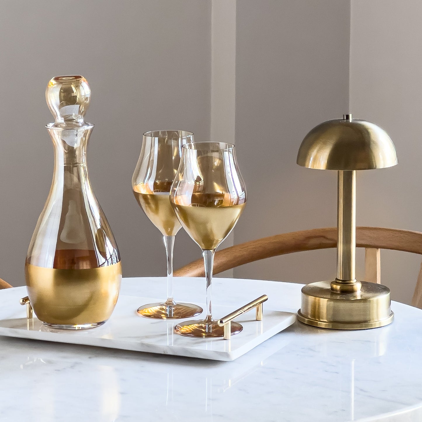 Miele Modern Gold Large Wine Glass - DIVINE DESIGN