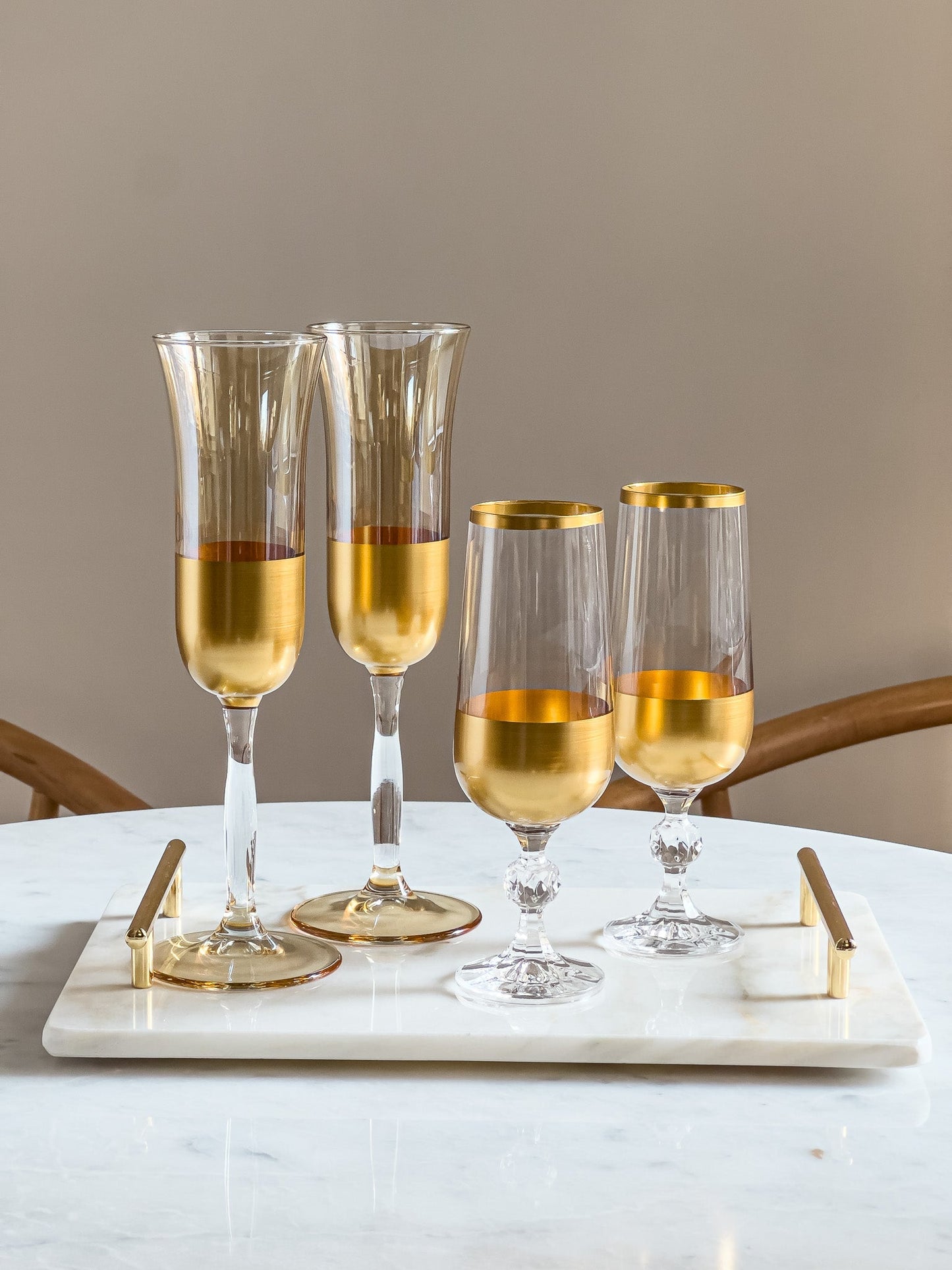 Miele Modern Gold Liqueur Glass - DIVINE DESIGN
